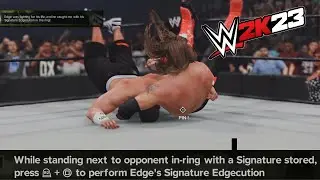 WWE 2K23 Show Case : Edge Signature Edgecution to John Cena