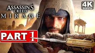 ASSASSINS CREED MIRAGE Gameplay Walkthrough Part 1 [4K 60FPS PC ULTRA] - No Commentary (FULL GAME)