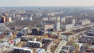 Аэросъемка жилого комплекса по ул.Окольная (Казань, СК БРИЗ, 2022)