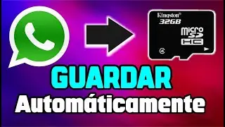 Guardar automáticamente Fotos y Videos de WHATSAPP en la  MEMORIA SD.