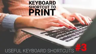 Keyboard Shortcut to Print A Document From Any Program | 