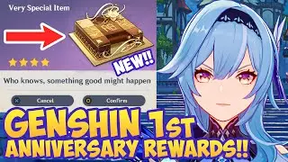 [[ EXTRA... ]] ALL 1st Genshin Anniversary Rewards...