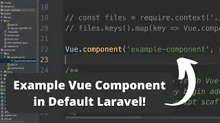 Learn Vue.js Basics from Default Laravel Installation