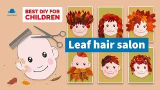 Leaf hair salon I #Autumn diy for children I how and what to do