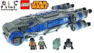 LEGO Star Wars 75293 Resistance I-TS Transport - Lego Speed Build Review ( AustrianLegoFan )