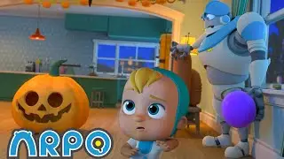 👻 The Pumpkin is ALIVE!!! 🎃 | | ARPO | Educational Kids Videos | Moonbug Kids