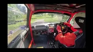 Loton Park Hillclimb Top Ten run off Tony Feakins onboard. Peugeot 205 Modified Production.