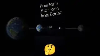 How far is the moon from Earth in Kilometres? #information #education #shorts #moon #earth #viral