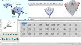 CSI ETABS - 05 - Center of Mass and Center of Rigidity