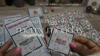 Merry Monday + Christmas With Friends Savings Challenge | Cash Envelope Method