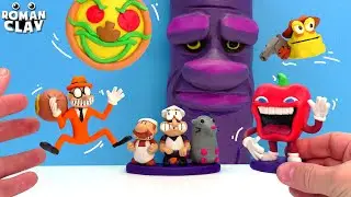 I made Pizza Tower with Clay ► Roman Clay