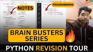 Python Revision Tour: Class 12 Computer Science CBSE 2024-25 | Nitin Paliwal 