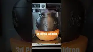 3d Printed Halloween Cauldron Defuser Top 🎃 #3dprinting #3dprint #halloweendecor #bambulab