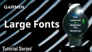 Tutorial – Large Fonts