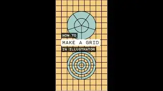 How to Make a Grid in Illustrator #shorts