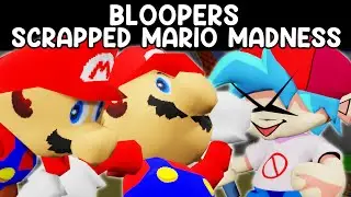 Friday Night Funkin: VS BLOOPERS (SCRAPPED MARIO MADNESS V2 - SMG4 MARIO)