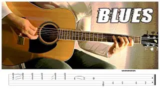 Classic Blues Lick in Emaj | Guitar Lesson w/ Tabs!