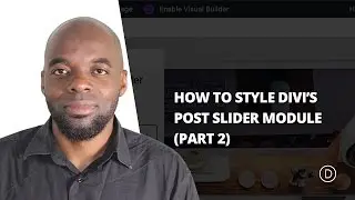 How to Style Divi’s Post Slider Module like Brit + Cos Post Slider