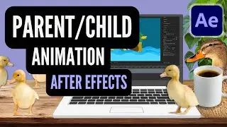 How to Use Parenting in AFTER EFFECTS // Easy Beginner Animation Tutorial