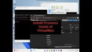 Install Proxmox in VirtualBox