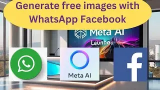Meta Ai |How to use meta Ai in Facebook|meta Ai in WhatsApp|Generate images with WhatsApp Facebook