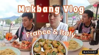 What We Ate in France & Italy Mukbang Vlog