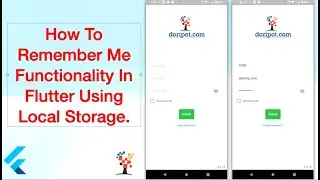 how to Remember Me Functionality In Flutter Using Local Storage