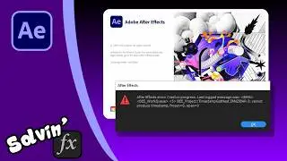 How to fix common After Effects crashes