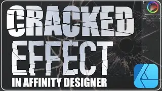 Cracked Text Effect in Affinity Designer V1