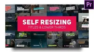 Auto Resizing Titles and Lower Thirds ▶▷Premiere Pro Trends◁◀