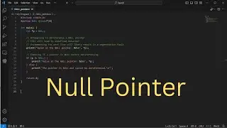 What is Null Pointer in C. #pointer #cprogramming #gcc