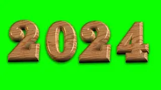 Happy New year Green Screen 2024 Video || Good luck 2024