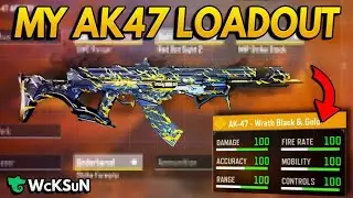 Best gun (AK-47) OVERPOWERED Gunsmith Loadout | Call Of Duty : Mobile India