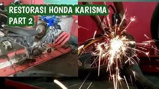 Restorasi honda karisma | wave 125