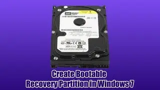 Create Bootable Recovery Partition in Windows 7