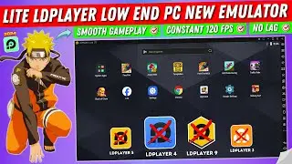 (2024) Lite LdPlayer Best Emulator For Free Fire Low End PC | LD Player Lite New Version For PC