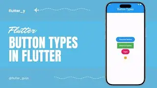 Types of Buttos in flutter | Elevated Button | Material Button | Icon Button | Text Button 