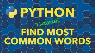 Python Find Most Common Words in a Document