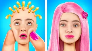 Переделка куклы Barbie!  Преображение с помощью гаджетов из TikTok!