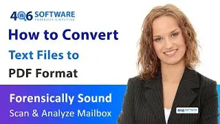 How to Convert Text File to PDF File – Saving Process