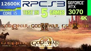 RPCS3 Emulator Test In 5 Games 4K | i5 12600K + RTX 3070
