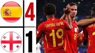 Spain vs Georgia (4-1) Highlights EURO 2024 🇪🇦🇬🇪