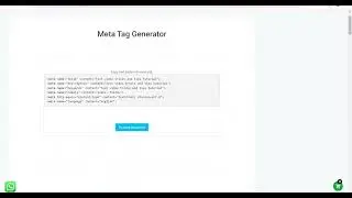 Blogspot Tubes : How To Use Meta Tag Generator For Blogger Website