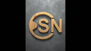 Coreldraw Tutorial - Letter S +N Logo Design in Coreldraw