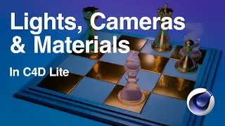 Lights, Cameras & Materials in C4d Lite (4/5)