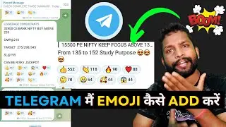 HOW TO ADD POST REACTIONS ON TELEGRAM CHANNEL/ ADD EMOJI REACTION ON TALEGRAM CHANNEL