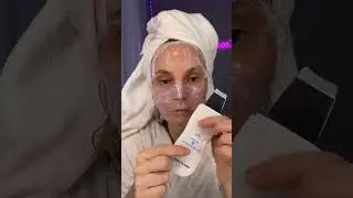 Чистка лица дома😂 уз-чистка 