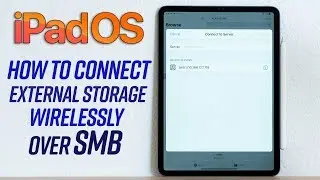 How to Wirelessly Connect your iPad to any Hard Drive - iPadOS SMB