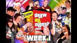 DRAW ALL MONTH 2023 | Week 1