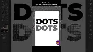 Dotted Text Effect in Illustrator 